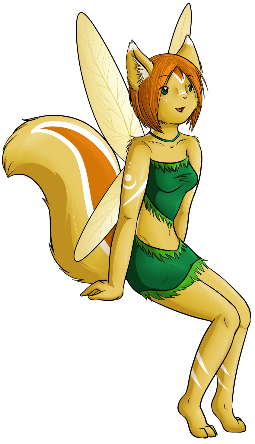 A more refined design of Ake, but with her original colors. Her cutesy personality is better captured here though.