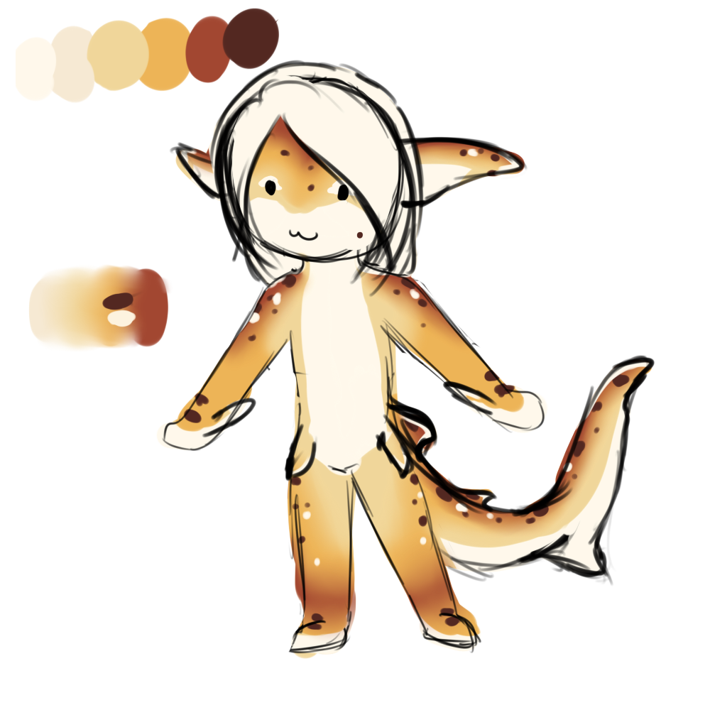 Color concepts of Amber. Not sure if I like this one or the other one more yet.