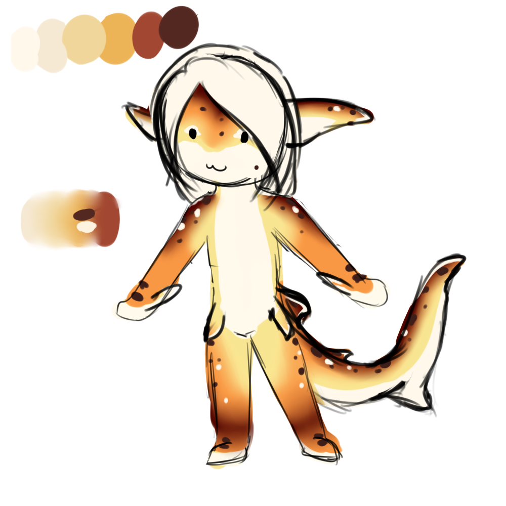 Color concepts of Amber. Not sure if I like this one or the other one more yet.