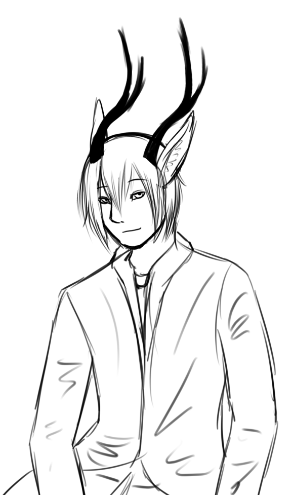 More simple dapper art of humanoid Beat. Always drawn to the eyes the most in this image.
