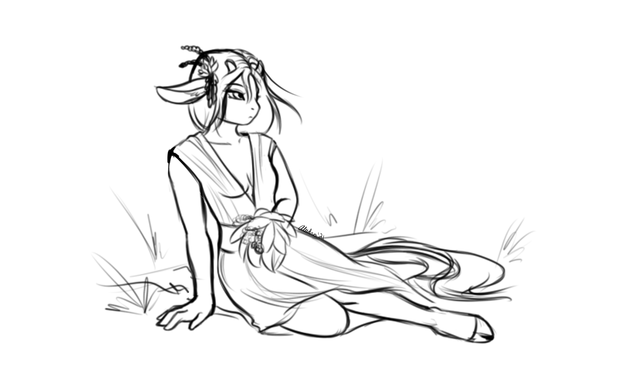 I imagine Calluna is a petite yet gorgeous goddess to look at, and then you get to her face and she's criticizing your presence.