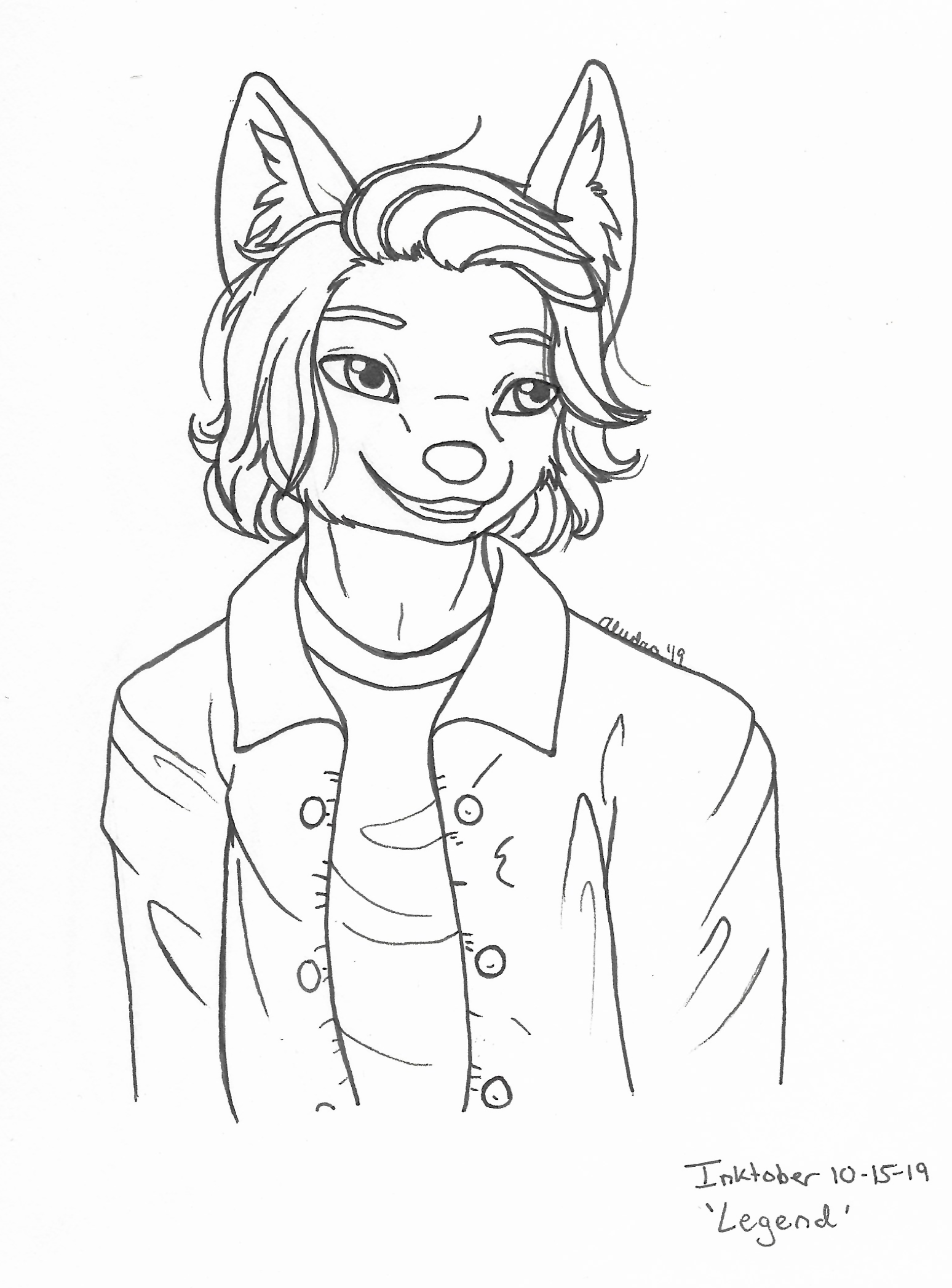 OC-tober art of Cardelle, with the prompt Legend. The song Legend from Beat Saber has always felt like it fit his vibe and personality.