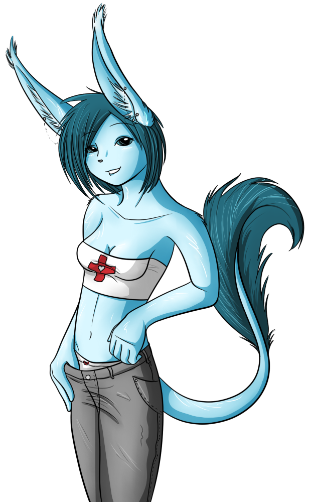 Refining Coda's look further, with the addition of her more mature and teasing personality. She also took on the job title of nurse around this time.