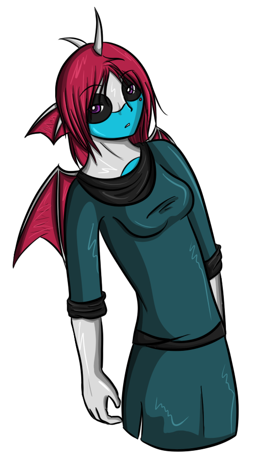 The first anthro design for Crimson. I kept wanting to draw this leaning style because I thought it looked amazing at the time, not knowing I was simply giving everyone terrible posture.