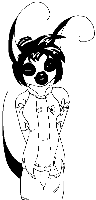 One of many sketches I did of Dee in high school, where I did not understand the concept of perspective hehe.