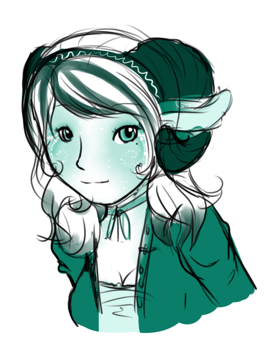 Everest's first design, with swirls and speckles representing that cold spearmint tingle. I loved being able to incorporate only greens into her design and make it appealing.