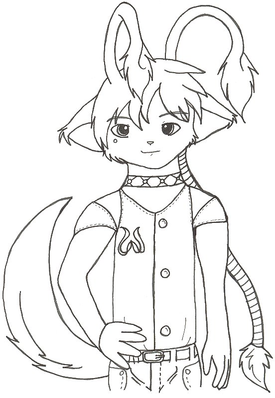 Early art of anthro Fuse. Many of the aspects from this design stayed for years. And when I mean early, I mean dating back to 2007.