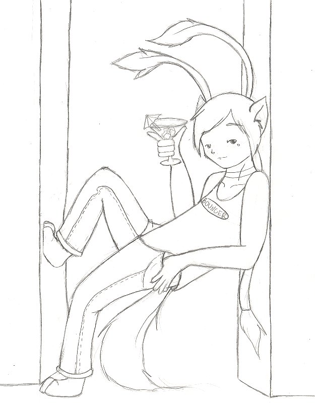 Back when I thought Fuse would make a good bartender or a bouncer. At the time he probably just enjoyed drinking really.