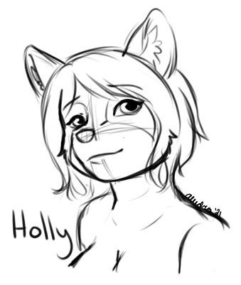 A quick headshot sketch of Holly.