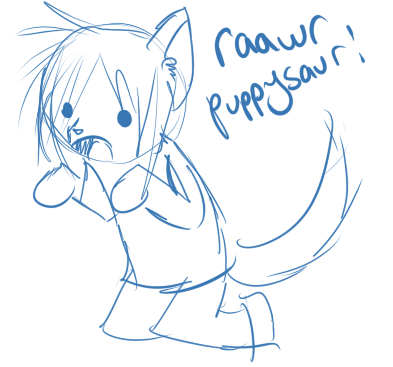 An inside joke I did of Kodiak for one of the roleplays he was in.