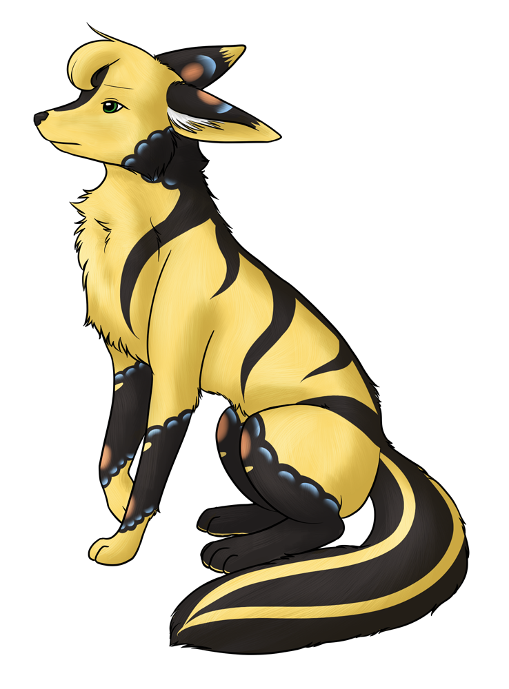 Mai if she were to be designed as a fox, back when I was unsure if I should do human characters with animal designs, or keep my usual anthro designs.