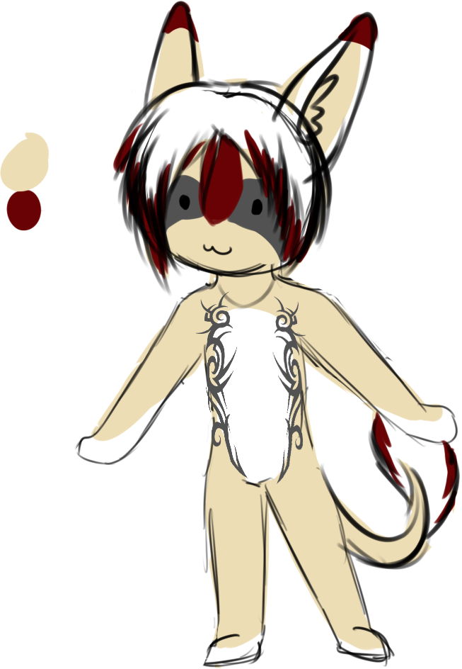 A scribbly concept of Matt, this time with his tattoos tweaked.