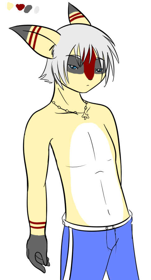 An early concept of Matt's colors, with him looking unnaturally grumpy.