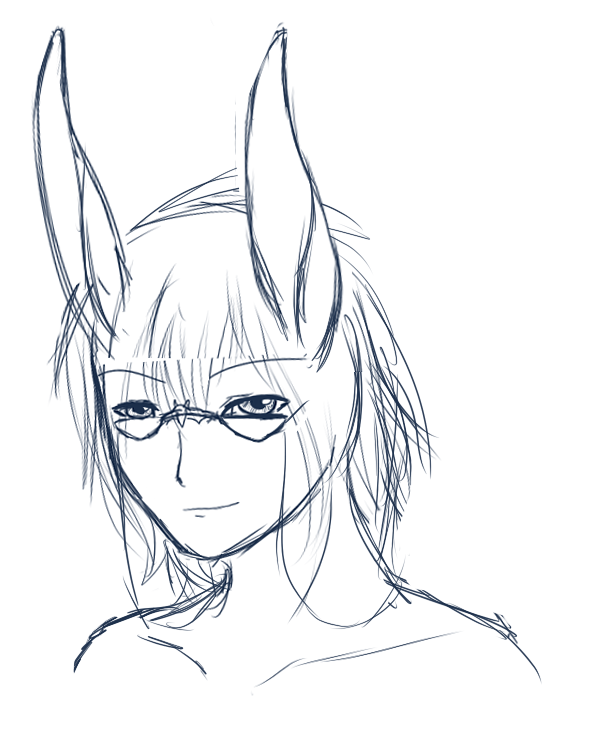 A quick concept of Maxwell, trying to capture his narrow eyes, however I still didn't feel I did this god justice.