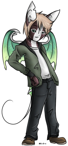 A chibi of Midas with his first design, heavily based off his Misticpets site counterpart.