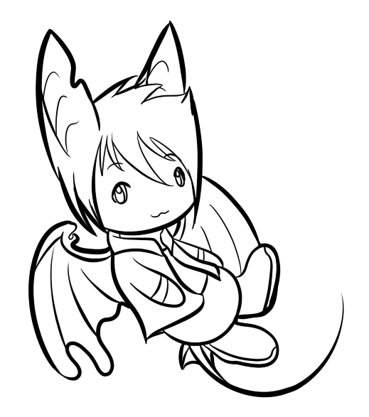 A very deformed chibi of Midas.