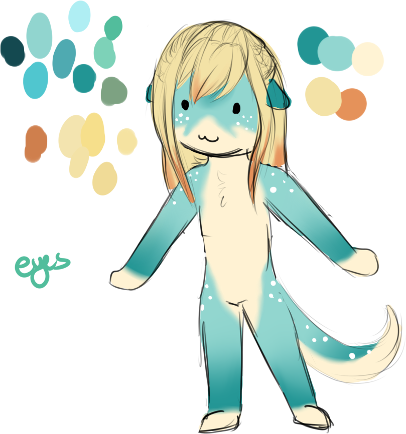A scribbly concept for Mirasol, where I tried out many color schemes before deciding on the one pictured.
