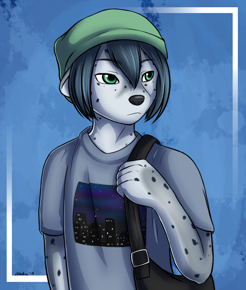 My first concept of Neil, which I was excited for cause he was my first otter character. I wasn't used to incorporating small ears and a big nose, but he pulls them off wonderfully.