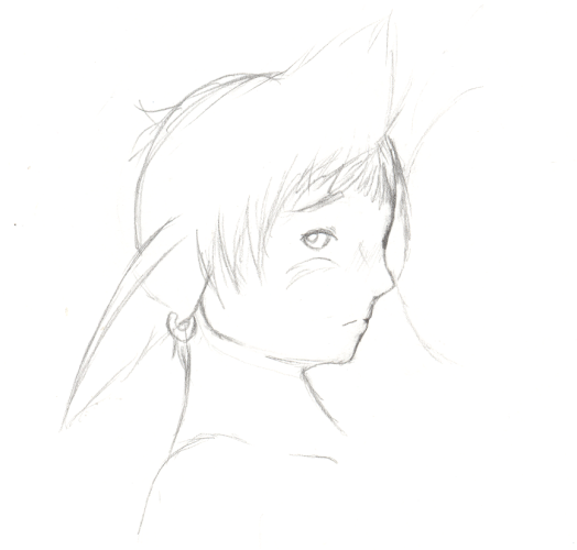 A quick headshot of an embarassed Noku.