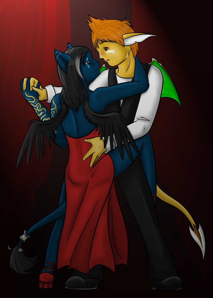 Noku really enjoys music, so his ex decided she would teach him how to dance. Not really his style of dance, but he did end up learning how to tango.