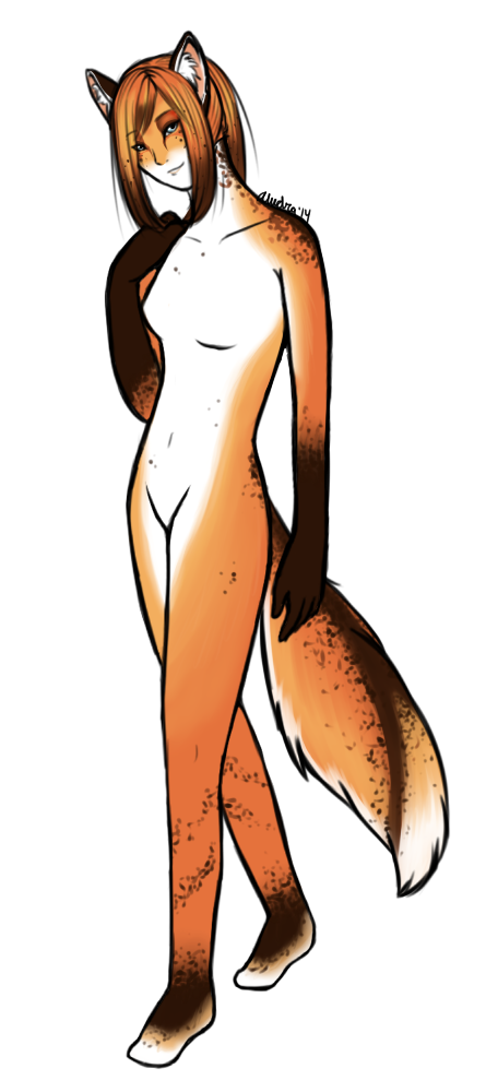 Content Warning: Non-sexual Nudity. A fullbody drawing of Owl that I really adored, minus her human face. 
