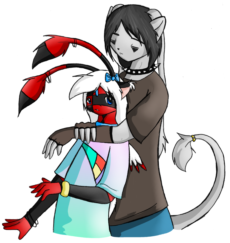 Pique and her first ex, a stereotypical emo bad boy that she fell head over heels for.