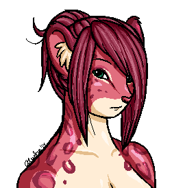 I took a section of the previous image and finished it off with a pixel brush style.