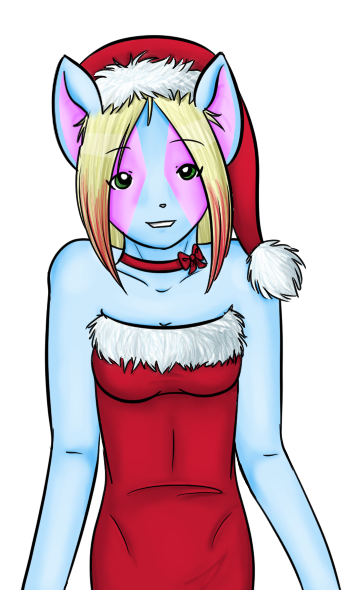 Drawn during Christmas time, basically giving Raz out as a little present.