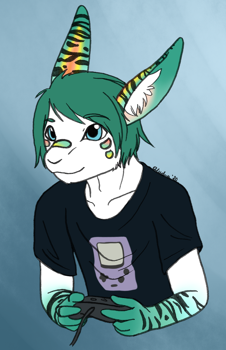 Quickly colored version of the 2020 OC-tober art!