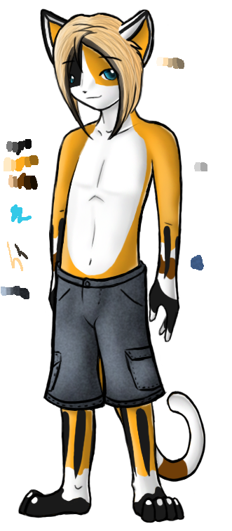 This was a redesign of Token, where not much changed but his markings were further solidified. I remember being insanely proud of this art when I drew it.