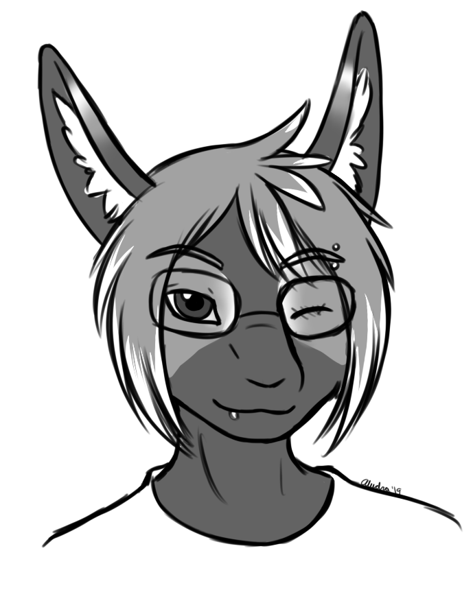 A quick headshot sketch of Val.