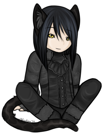 A chibi of Void with some very formal clothing, but with a human skin palette since I was unsure if he should be human or anthro at the time.