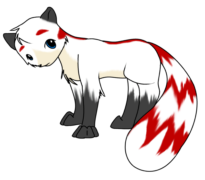 A drawing of Yuki's Neopets petpet, Dareios.