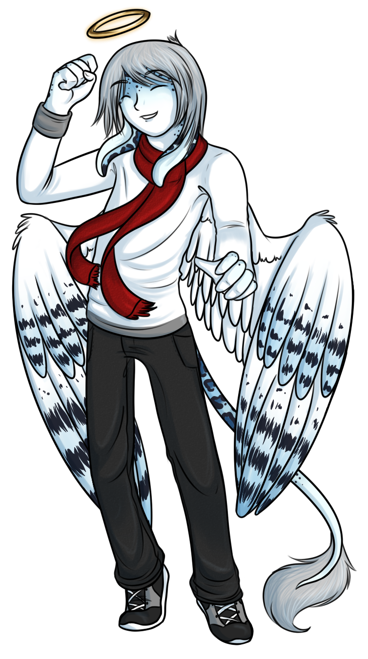 After many years, I attempted to give Zak a redesign with more prominent wings, though his face is too humanoid for my liking. He's dancing and having a grand ol time in this image, but the wings kinda hindered his movement.